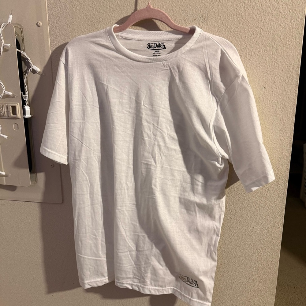 Von Dutch Classic White Short Sleeve Tee